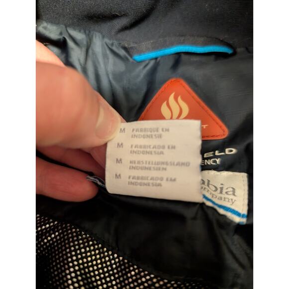 Columbia Interchange Omni-Shield Women’s Medium Hooded Jacket Purple Plaid - Picture 8 of 10